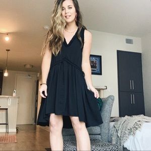 Black Flowy Lightweight Dress, Great for summer!